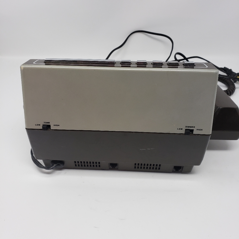 Phone Tech Telephone Alarm Clock Radio Vintage - Picture 9 of 16